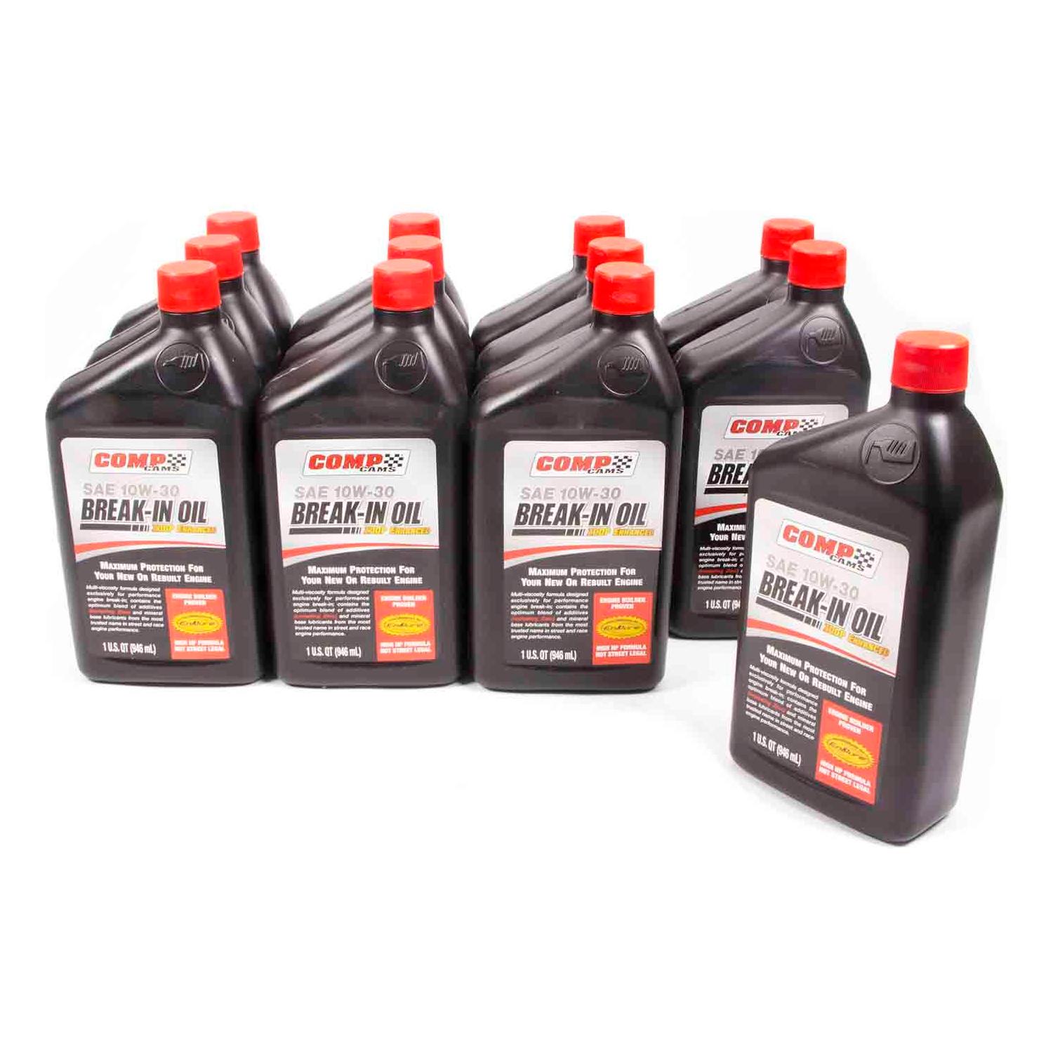 COMP Cams 1590-12 SAE10W-30 Conventional Break-In Oil 1 Quart Bottle Case Of 12