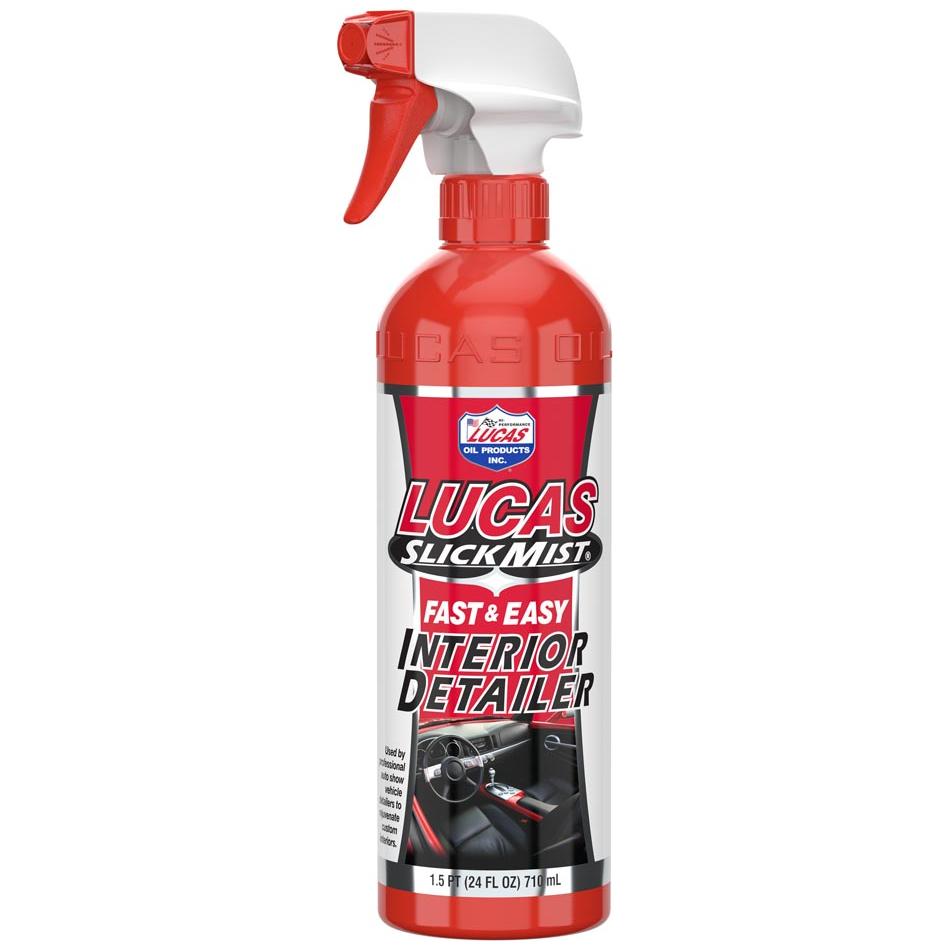 Lucas Oil 10514 Slick Mist Interior Detailer Cleaner Bubblegum Scent 24oz Spray