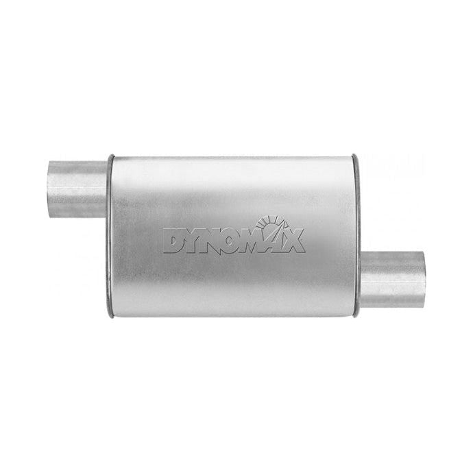 Dynomax 17743 Super Turbo Exhaust Muffler 3" Inlet/Outlet Oval