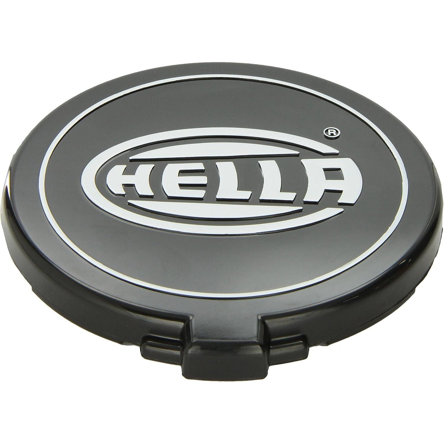 Hella 173146011 500 Series Fog Light Cover 6.4" Round Plastic Black w/ Logo