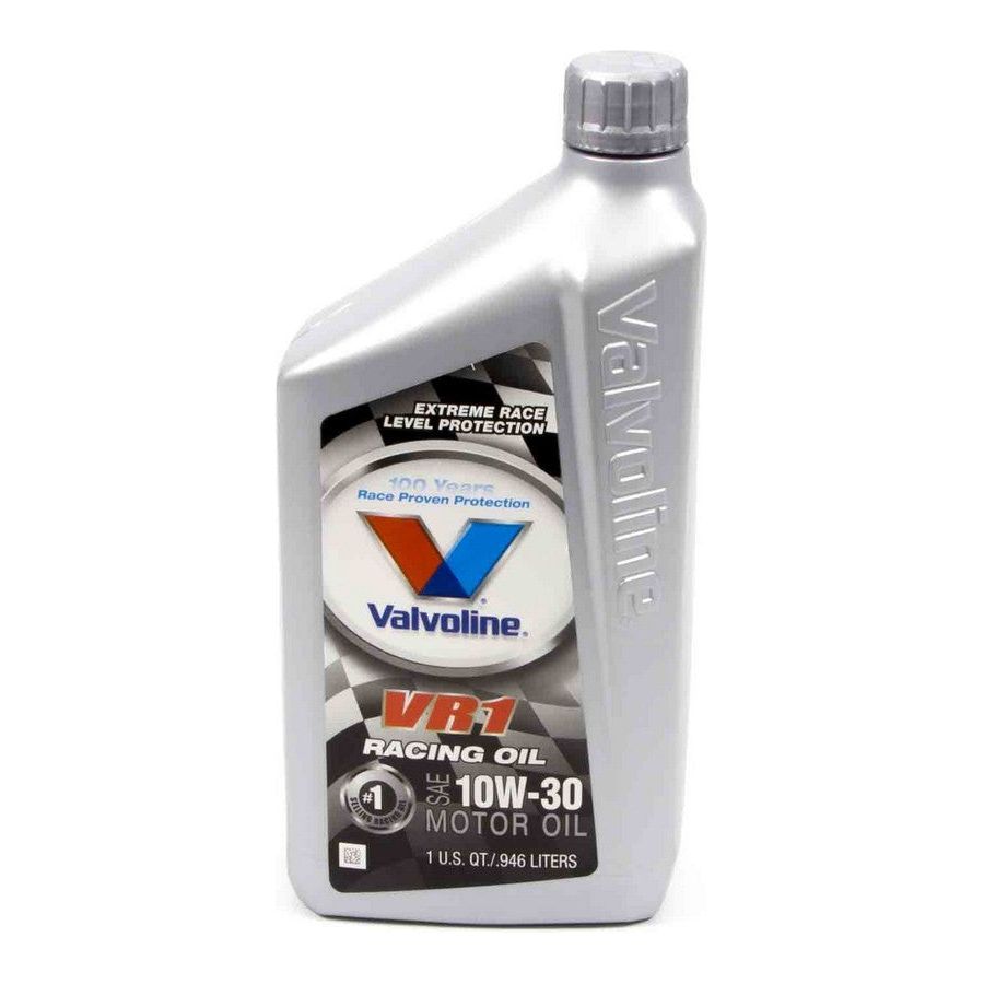 Valvoline 822388 SAE 10W30 VR1 Racing Motor Oil 1 Quart Bottle Case Of 6