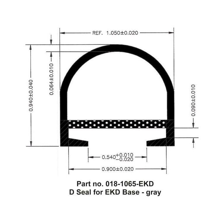 AP Products 018-1065-EKD D Seal for EKD Base 1″ x 15/16″ x 35′ - Auto Parts Finder - Parts Ghoul