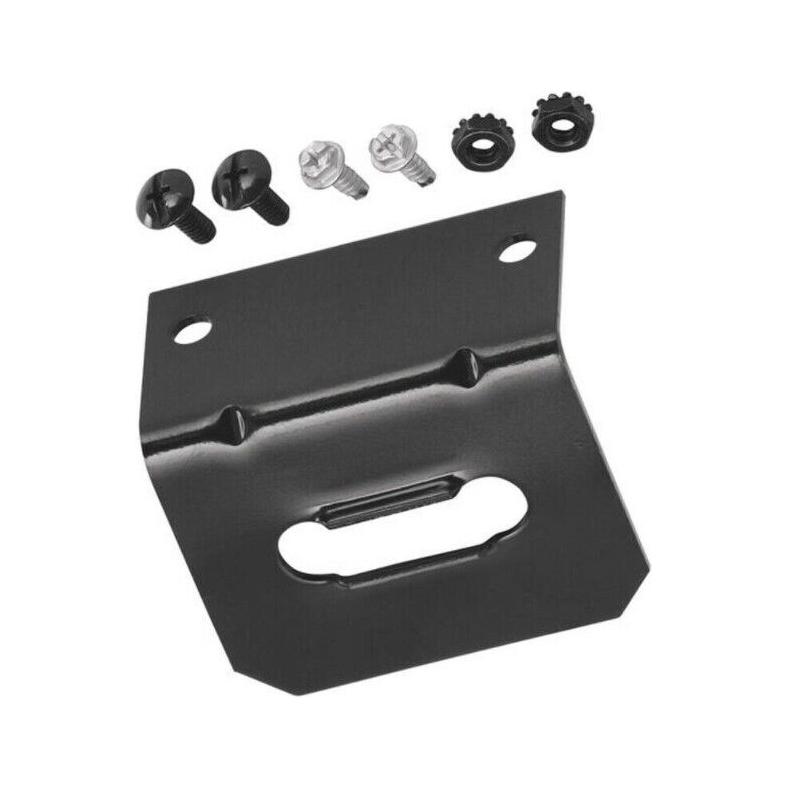Tow Ready 118144 4-Way Flat Pin Connectors Mounting Bracket w/ Screws And Nuts