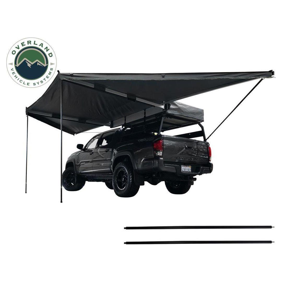 Overland Vehicle Systems 98.5in X 78.75in, 53 Square Feet Cover,  Bag Awning, Roof Rack Mounting, Manual 18069909