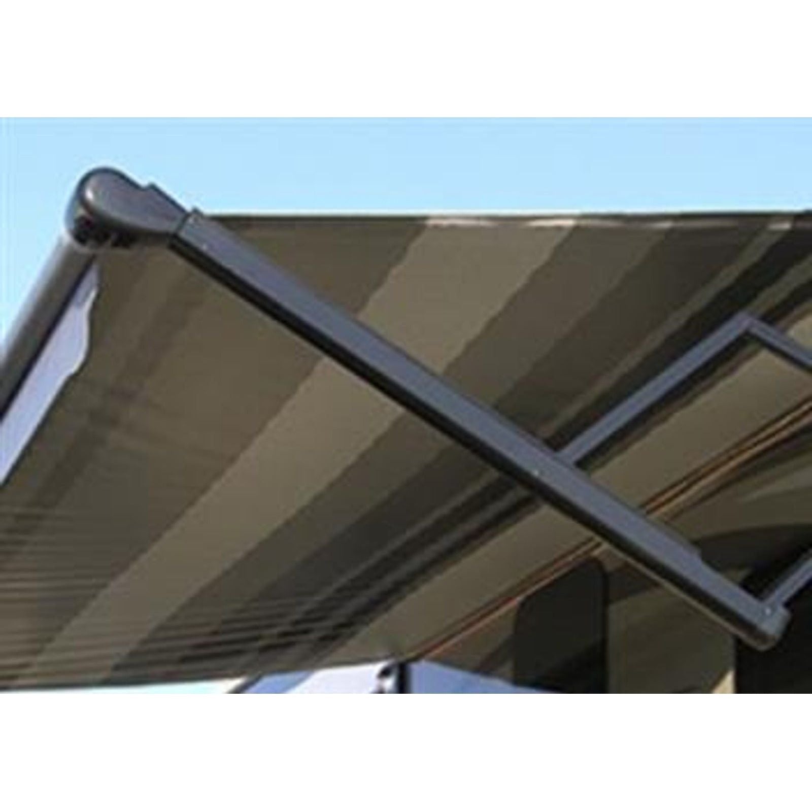 Carefree RV TAJVAPHW Compass Patio Awning Arm Electric with Top Bracket Black