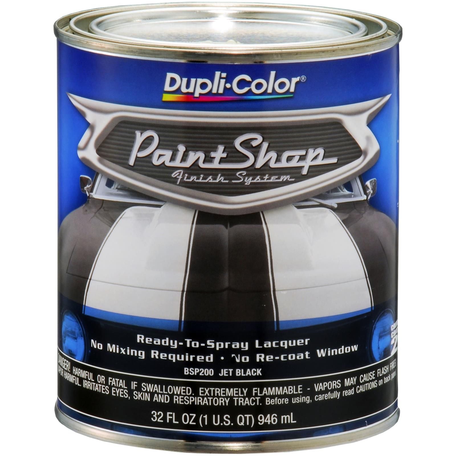 Dupli-Color Paint Shop Jet Black Lacquer BSP200