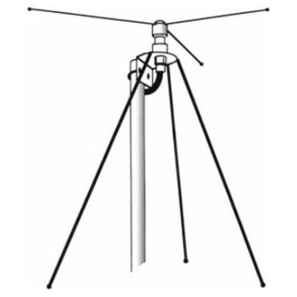 Hustler DCL-B Scanner Base Antenna with BNC and 50' Coax