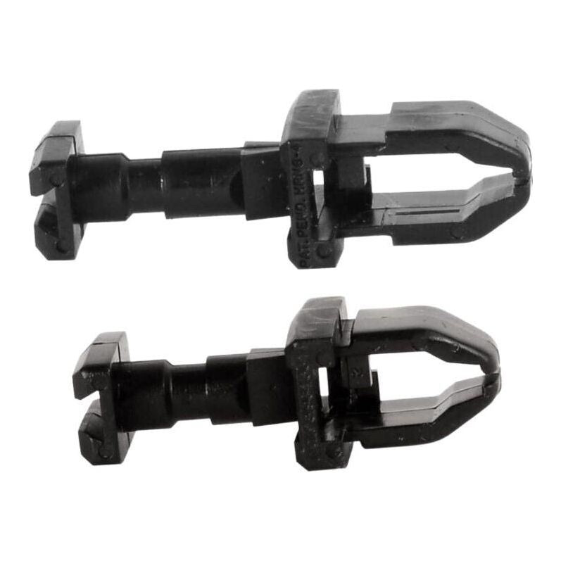 RV Designer E377 Refrigerator Vent Latch & Exterior Converter Door Black 2pk