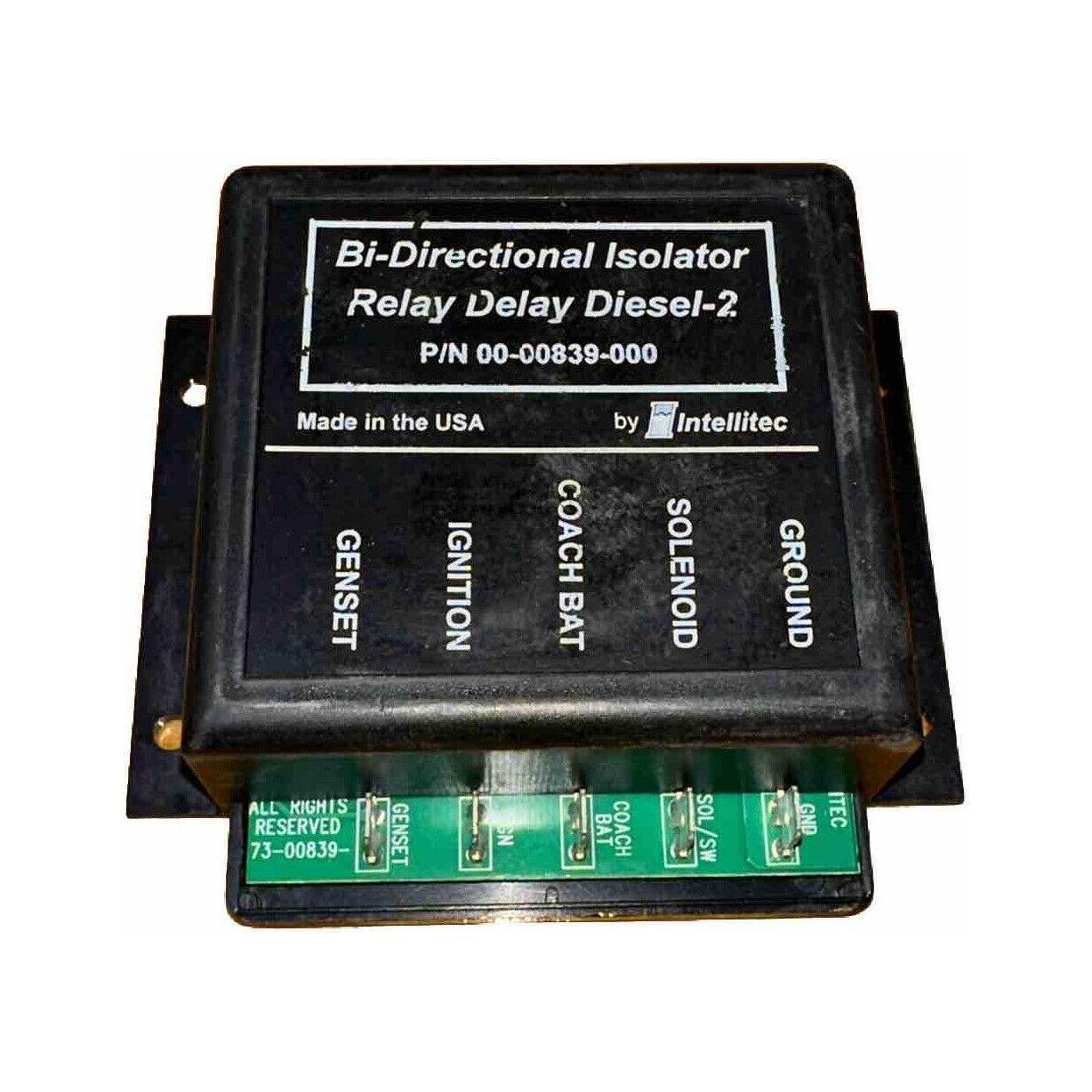 Intellitec 00-00839-000 Bi Directional Battery Isolator Relay Delay Diesel 12V