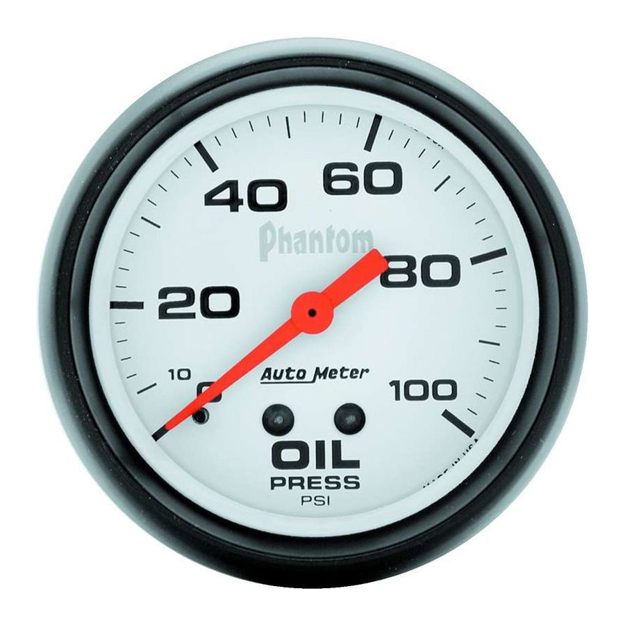 AutoMeter 2 5/8in 0-100 PSI Phantom Electric Oil Pressure Gauge 5827