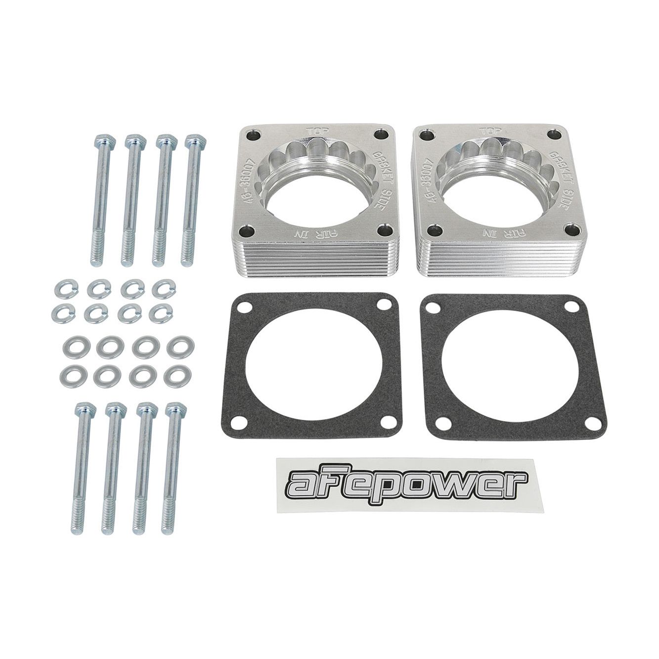 AFE POWER 46-36007 - Silver Bullet Throttle B ody Spacer Kit (Pair) - Auto Parts Finder - Parts Ghoul