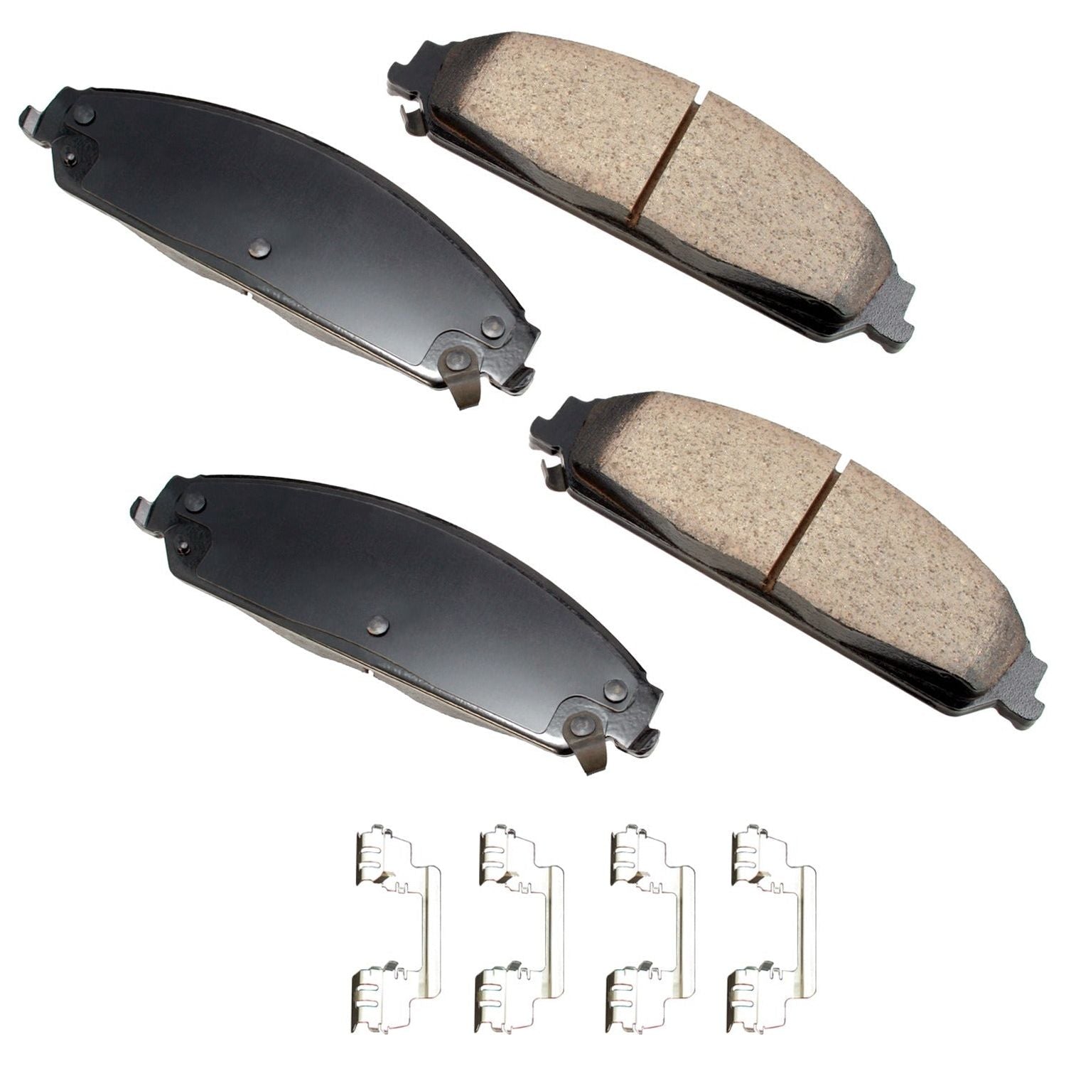 AKEBONO ACT1058 - Brake Pads Front Dodge Dodge Avenger 05-14 300 - Auto Parts Finder - Parts Ghoul