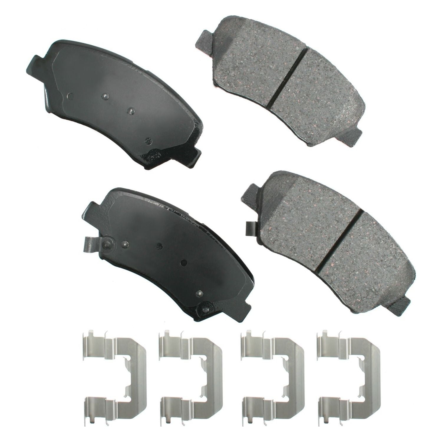 AKEBONO ACT1543A - Brake Pad Front Hyundai Elantra 11-16 Coupe 13- - Auto Parts Finder - Parts Ghoul