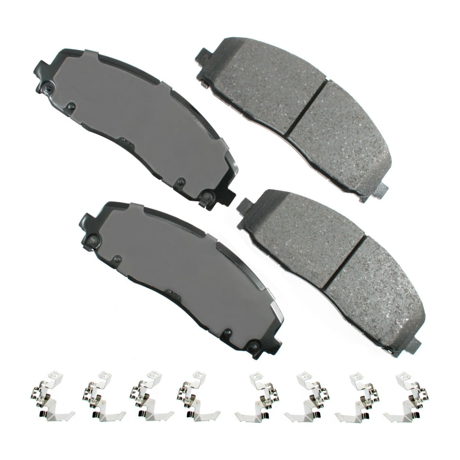 AKEBONO ACT1589 - Brake Pad Front Chrysler Pacifica 17-19 T&C 12-16 - Auto Parts Finder - Parts Ghoul