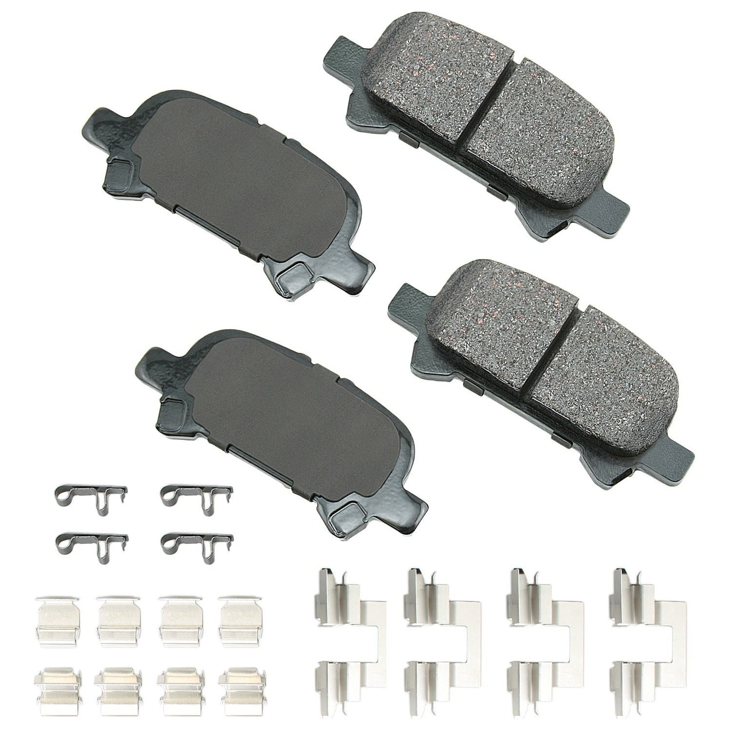 AKEBONO ACT828A - Brake Pads Rear Toyota Avalon 00-07 Camry 00-06 - Auto Parts Finder - Parts Ghoul