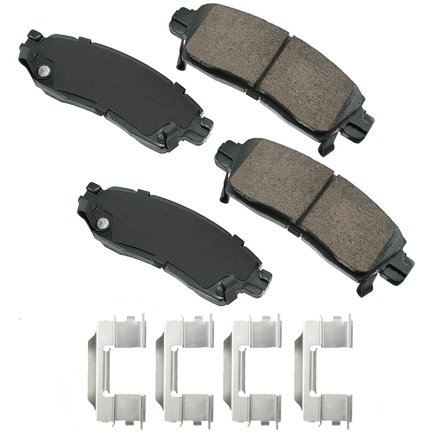 AKEBONO ACT883 - ProACT Ultra-Premium Brake Pads - Rear - Auto Parts Finder - Parts Ghoul