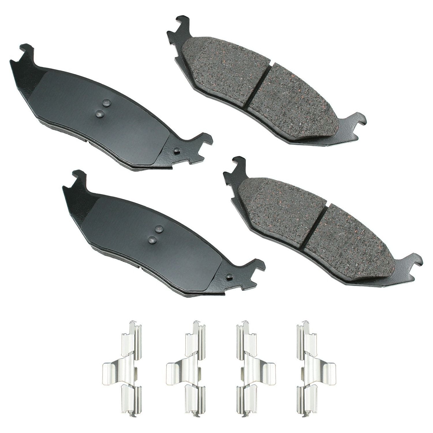 AKEBONO ACT898 - Brake Pads Rear Chrysler 07-09 Dodge Durango 03 - Auto Parts Finder - Parts Ghoul