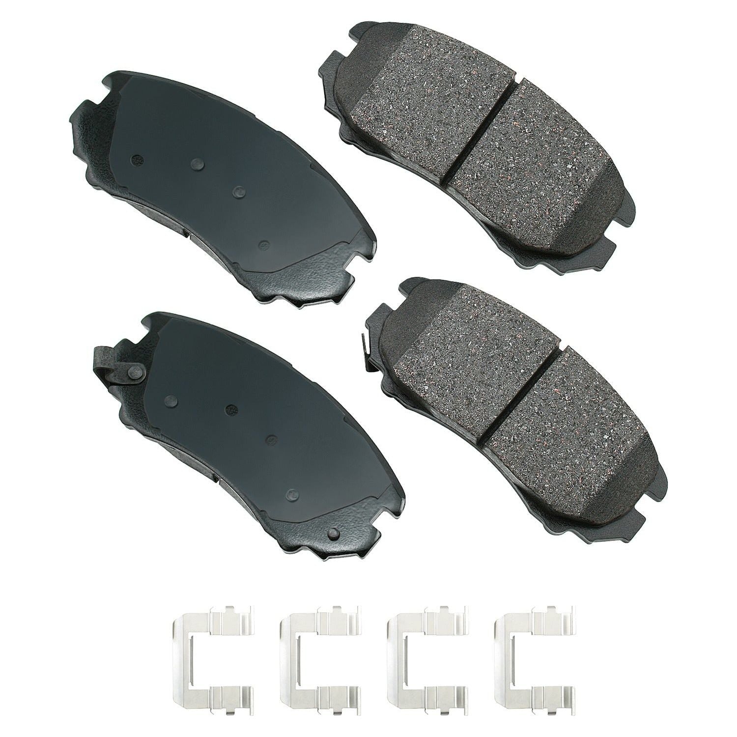 AKEBONO ACT924A - ProACT Ultra-Premium Brake Pads - Front - Auto Parts Finder - Parts Ghoul