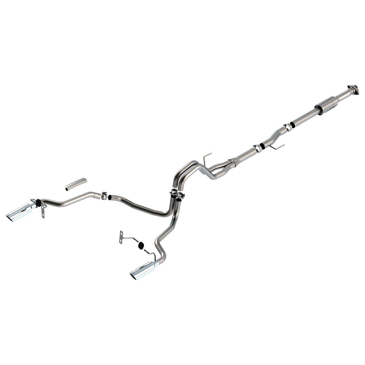 BORLA 140864 - 21- Ford F150 2.7/3.5L Cat Back Exhaust System