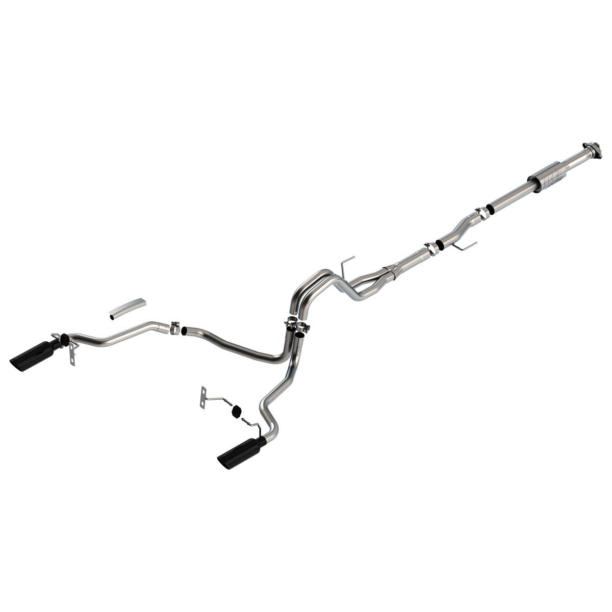 BORLA 140864BC - 21- Ford F150 2.7/3.5L Cat Back Exhaust System