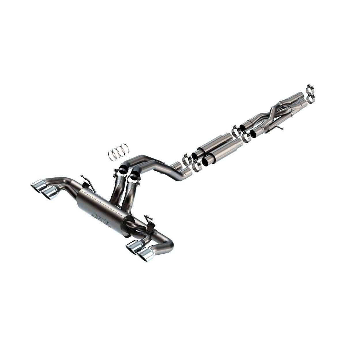 BORLA 140892 - Jeep Wrangler JL 6.4L Cat Back Exhaust