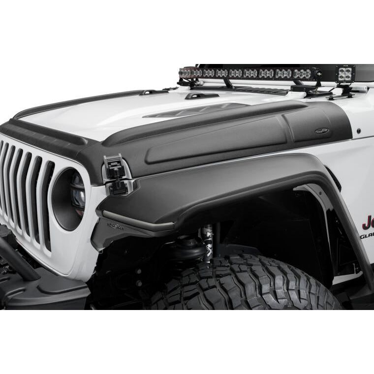 BUSHWACKER Trail Armor Hood Armor 07-18 Jeep Wrangler JK - 14129