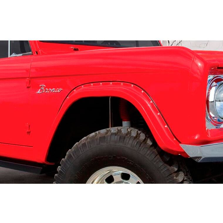 BUSHWACKER 66-77 Ford Bronco Fender Flares Cutout Style 2pcs - 20001-07