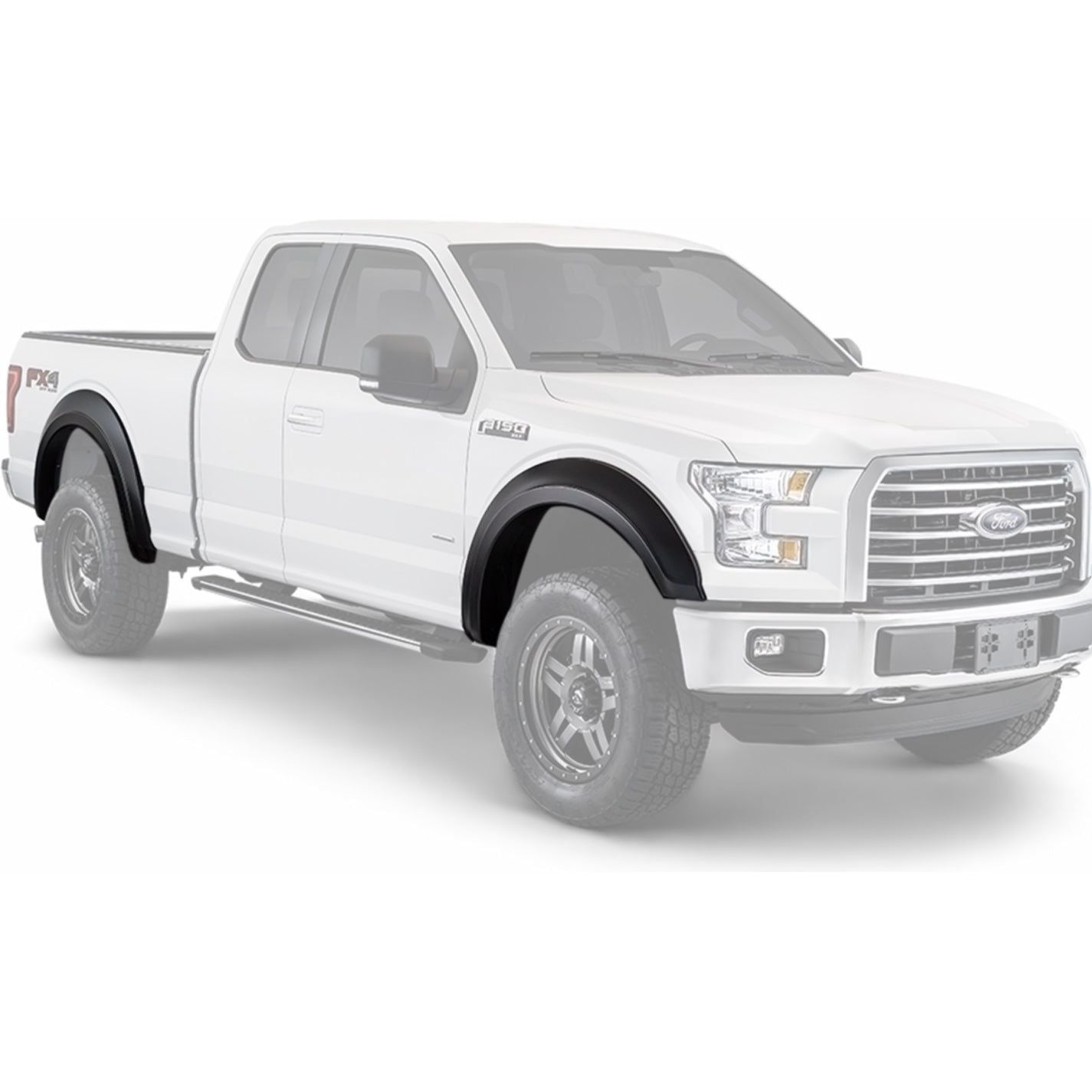 BUSHWACKER 17- Ford F250 Extend- A-Fender Flares 4Pc. - 20943-02