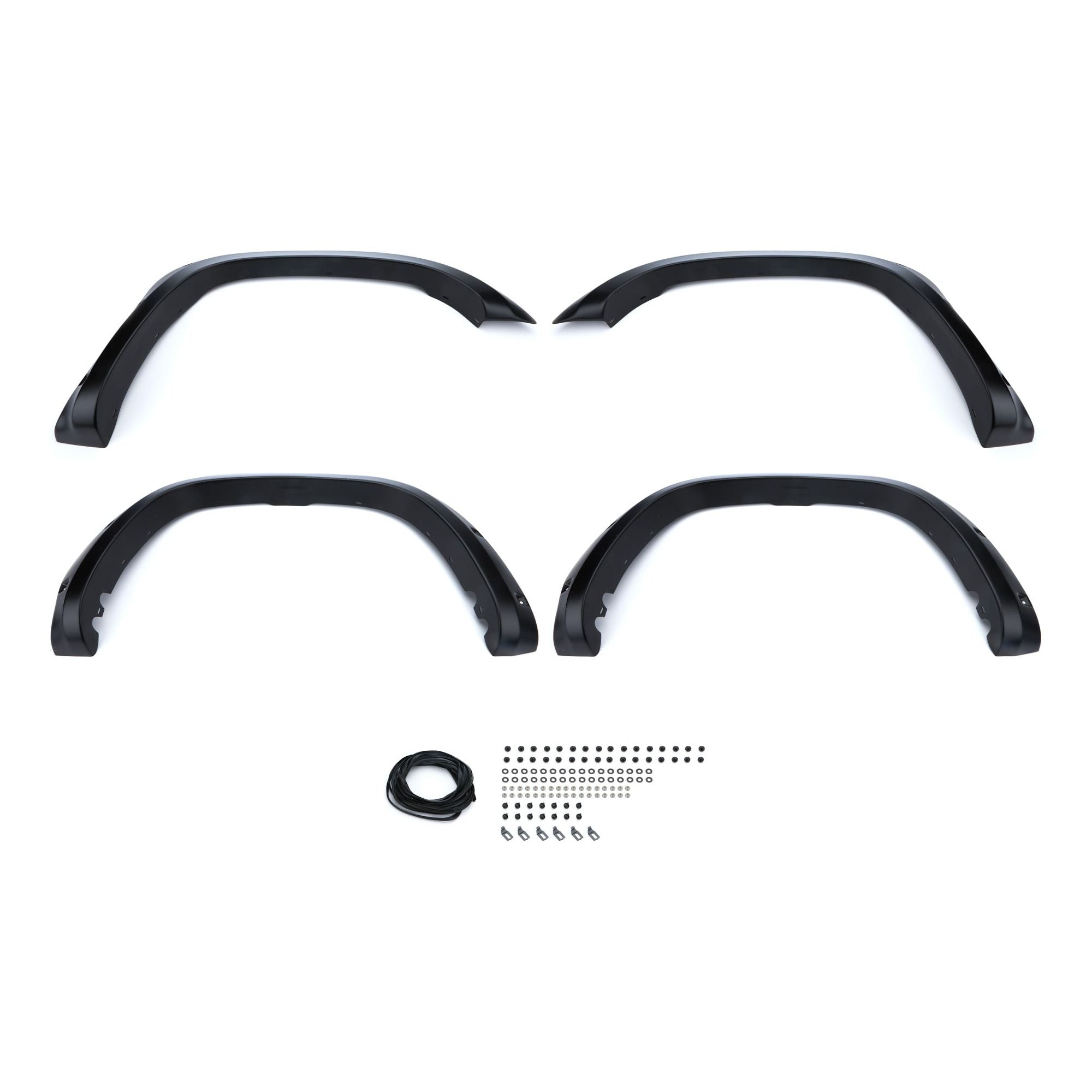 BUSHWACKER 14- Toyota Tundra Forge Fender Flares Black 4Pcs - 38607-08