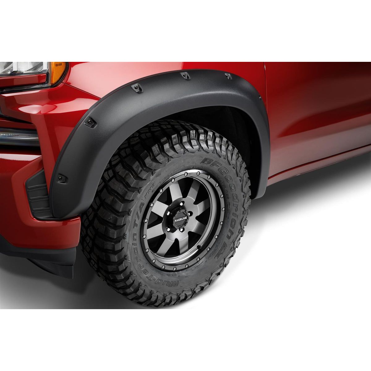 BUSHWACKER 17- Chevy Colorado Forge Fender Flares Black 4Pcs - 48108-08