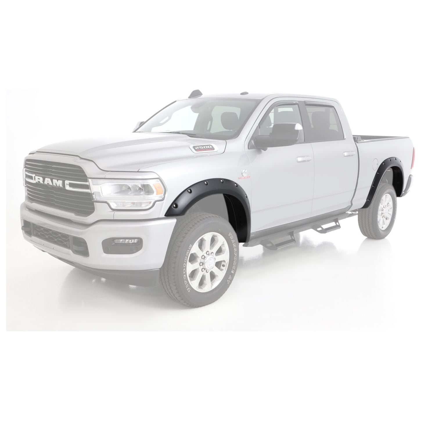 BUSHWACKER  50930-02 - Dodge Ram 2500 Debossed Style Flares 4pc.