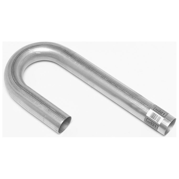 DYNOMAX 42321 - 2.25in Aluminized J-Bend Pipe 3.5 Radius 16 Gauge