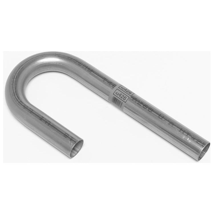 DYNOMAX 42426 - 2in S.S. J-Bend Pipe 3in Radius 16 Gauge