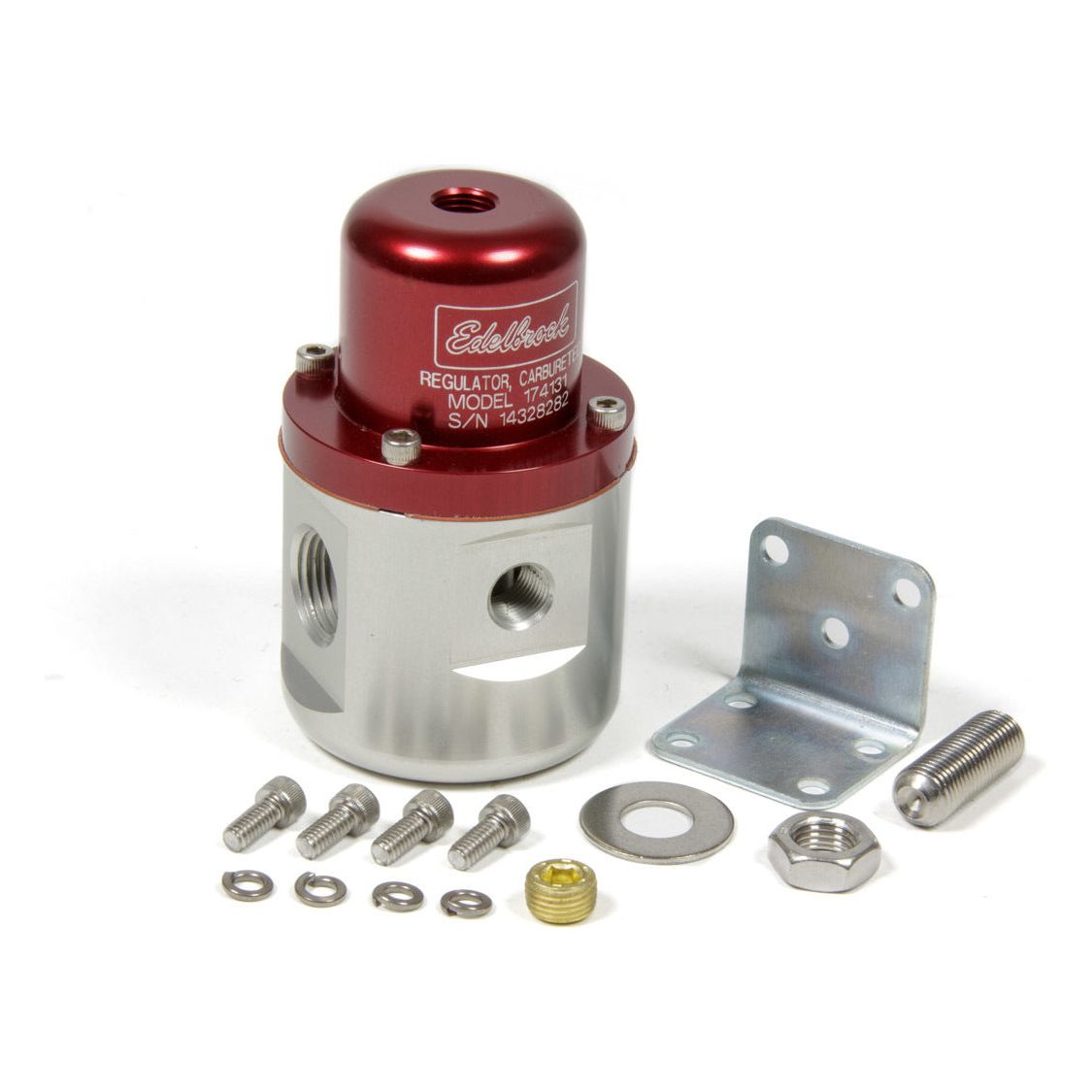 EDELBROCK Fuel Pressure Regulator Bypass Style 160GPH Red - 174131