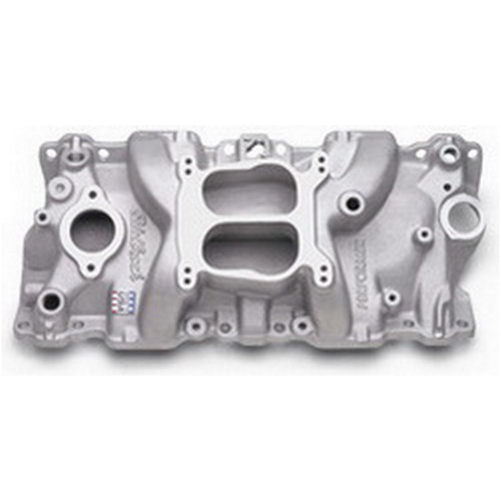 EDELBROCK SBC Performer Q-Jet Manifold - 262-400 - 2104