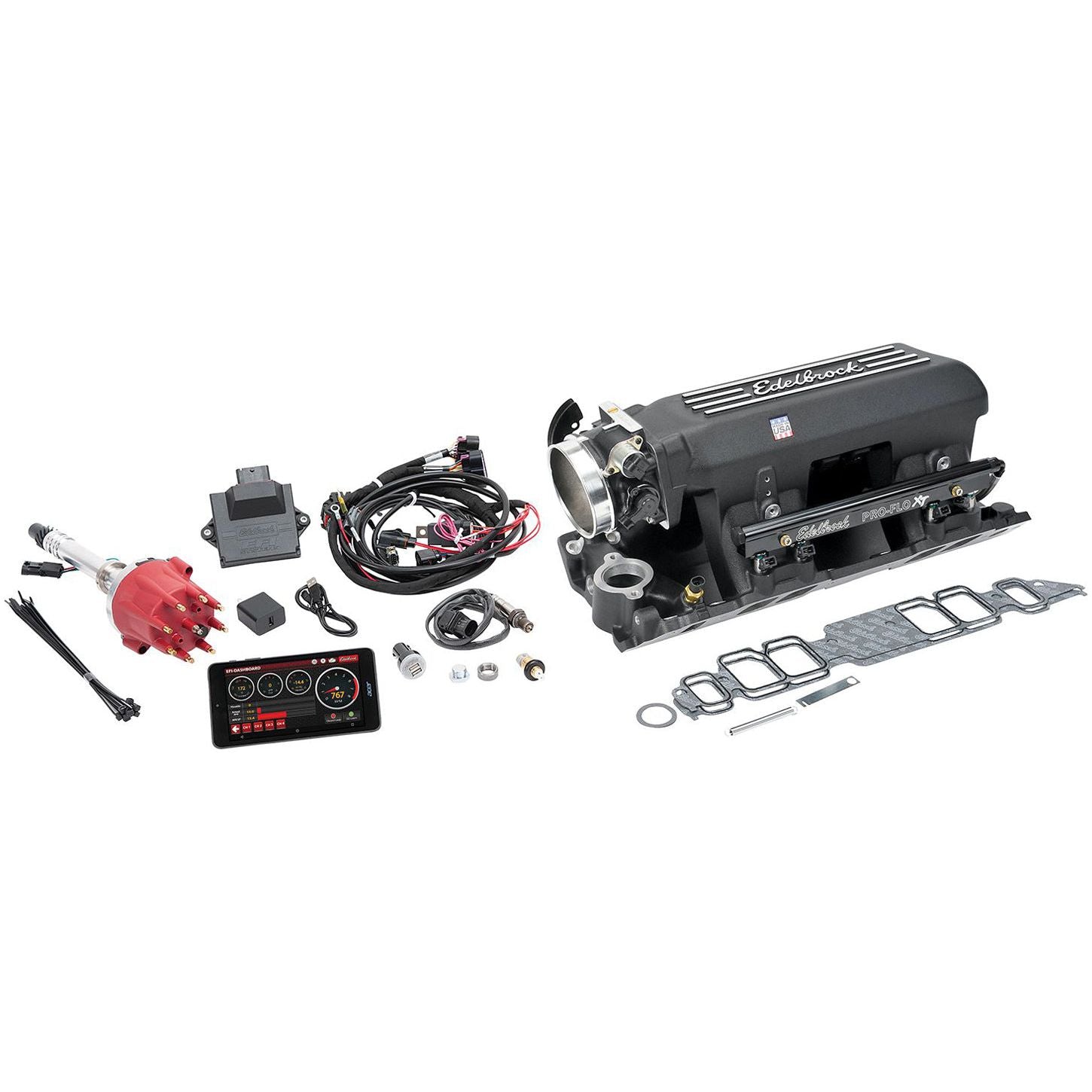 EDELBROCK Pro-Flo 4 EFI Kit BBC Gen V w/RP Heads - 35883