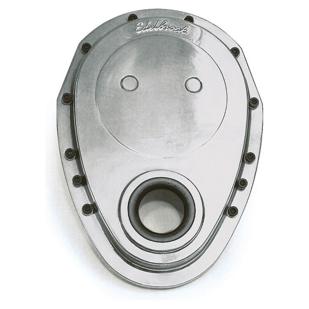 EDELBROCK SBC Aluminum Timing Cover - 4240