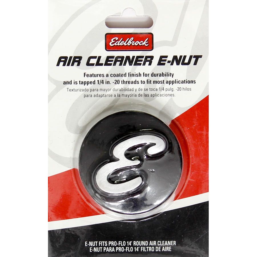 EDELBROCK Nut - Air Cleaner 2-1/8 Dia. Black Anodiized - 4271