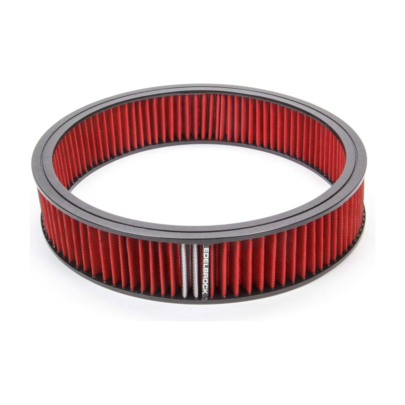 EDELBROCK Air Filter Element Red 14in x 3in - 43666