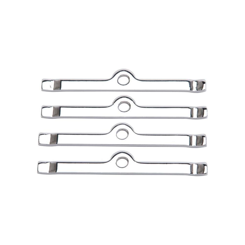 EDELBROCK Chrome V/C Hold-Down Tabs - 4pcs. - 4404