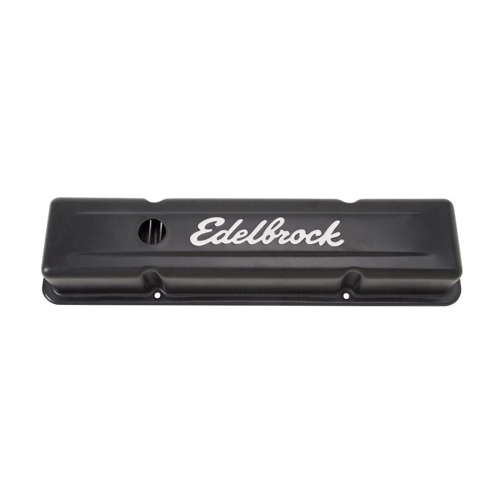 EDELBROCK SBC Signature Series V/C's - Black - 4443