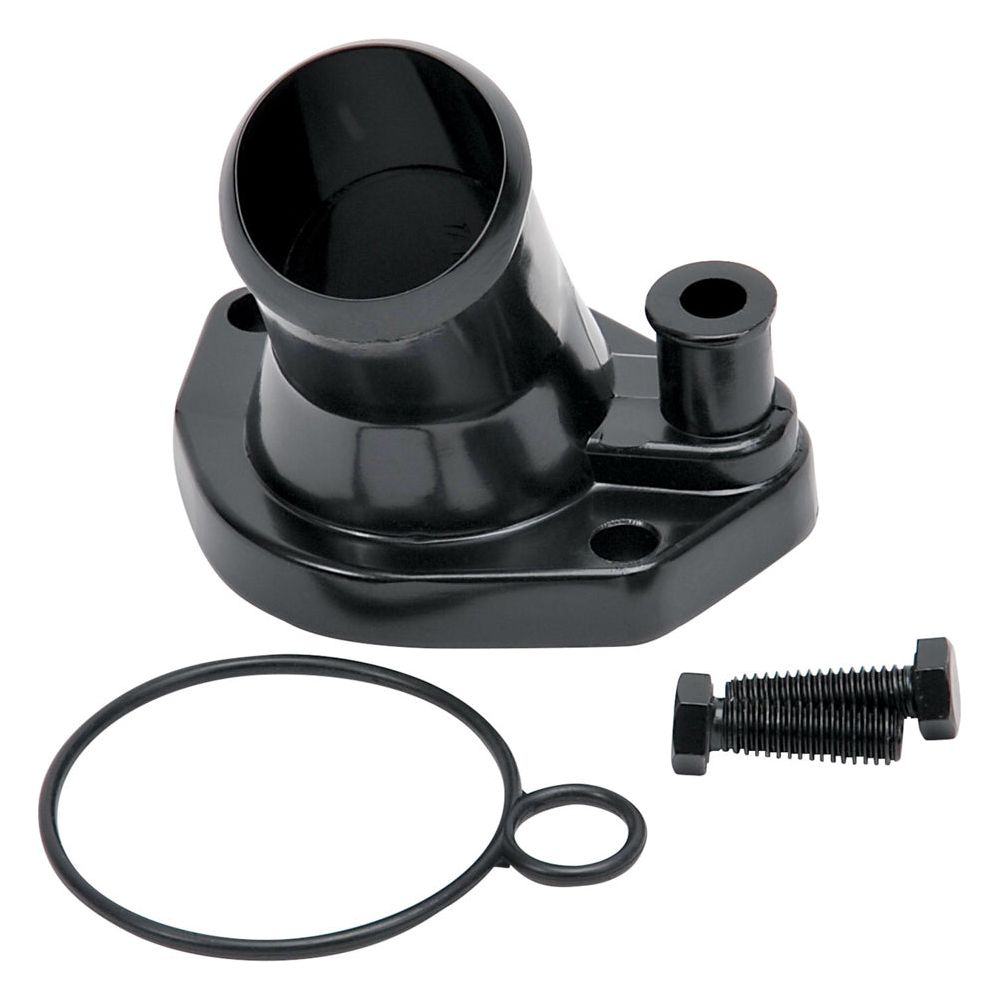 EDELBROCK Water Neck - Steel Black SBF 289-351W - 48143