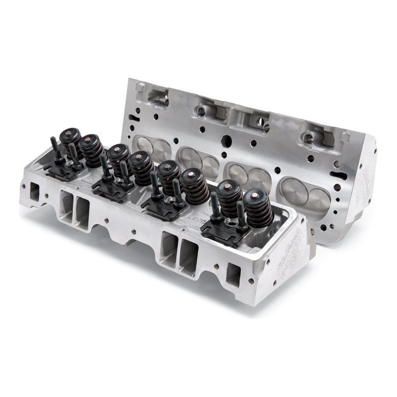 EDELBROCK SBC E-Street Cylinder Heads - 70cc 2.02/1.60 - 5073