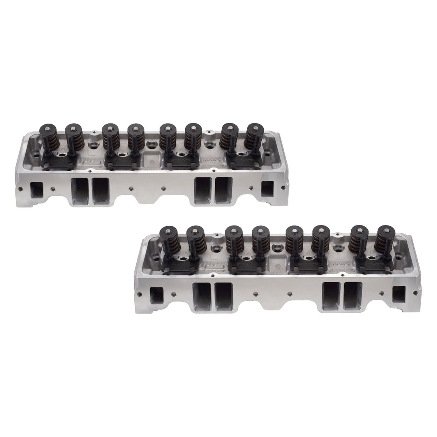 EDELBROCK SBC E-Street Cylinder Heads - 2.02/1.60 S/P - 5089