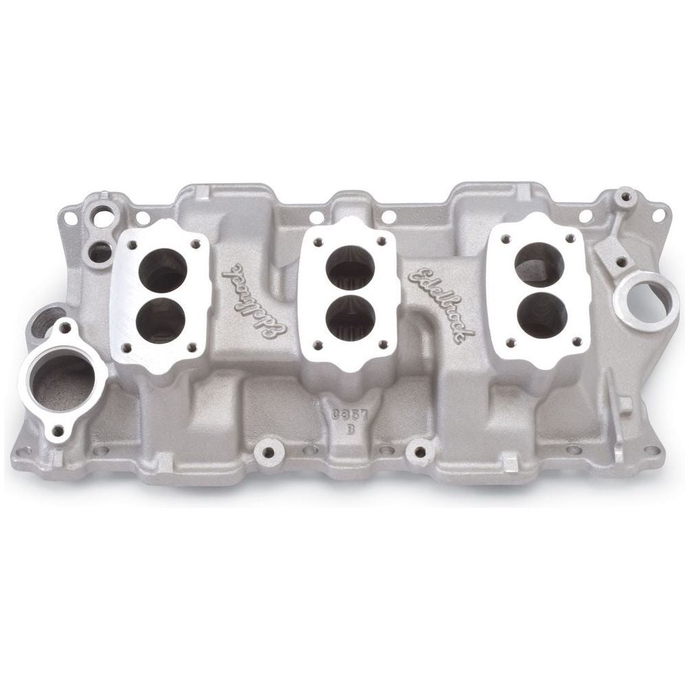 EDELBROCK SBC Three Deuce Manifold - 262-400 - 5419