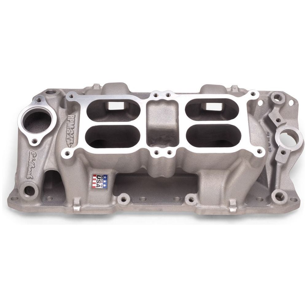 EDELBROCK SBC Dual Quad Air Gap Intake Manifold - 7525