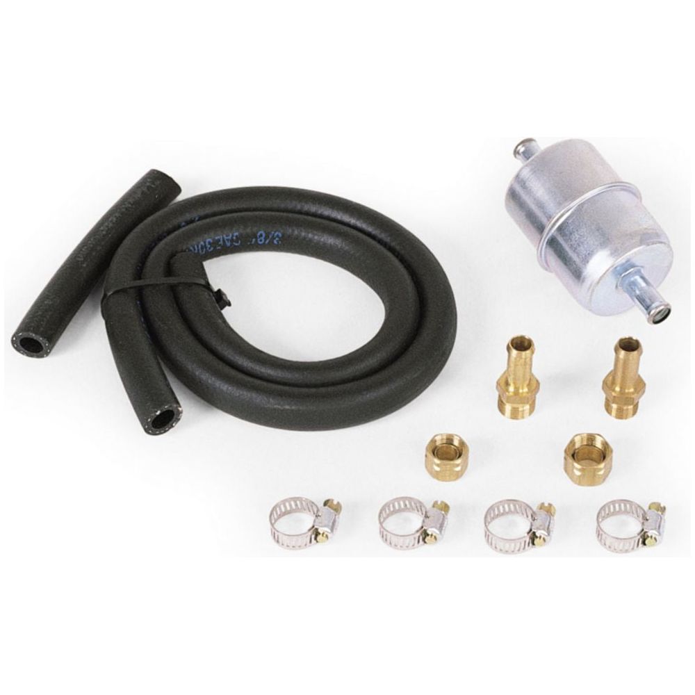 EDELBROCK 3/8in Fuel Line & Filter Kit - 8135