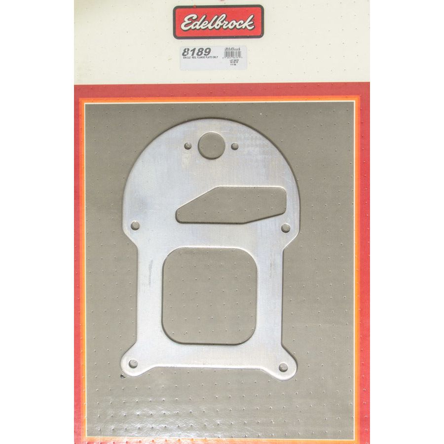 EDELBROCK Single Regulator Flange Plate - 8189