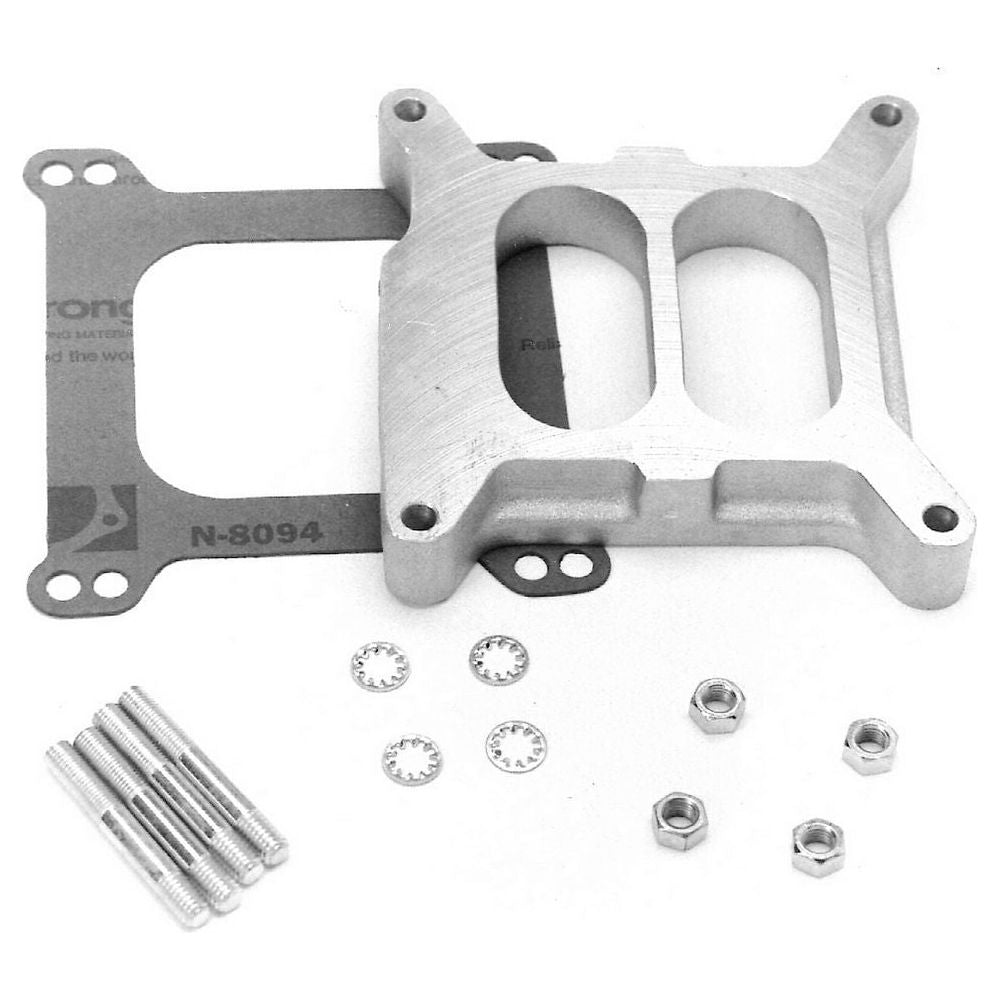 EDELBROCK Carburetor Spacer - 1in Divided - 8714