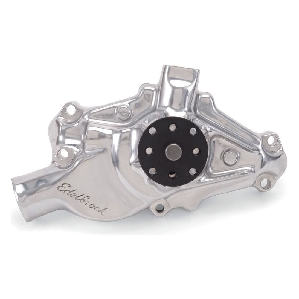 EDELBROCK SBC Water Pump - Short Polished - 8820